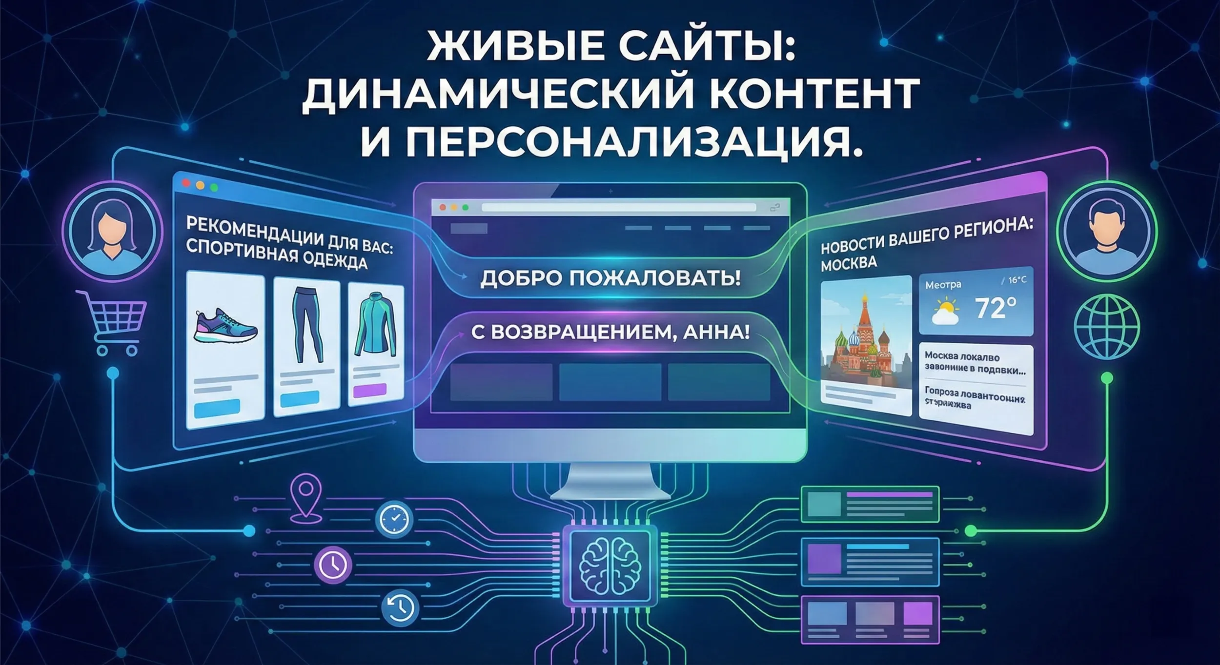 Сайты, которые «живут»: как сделать динамичный контент в реальном времени