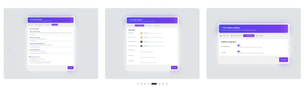 Галерея-слайдер с лайтбоксом для WordPress